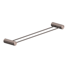 Opal Double Towel Rail 600mm Brushed Bronze