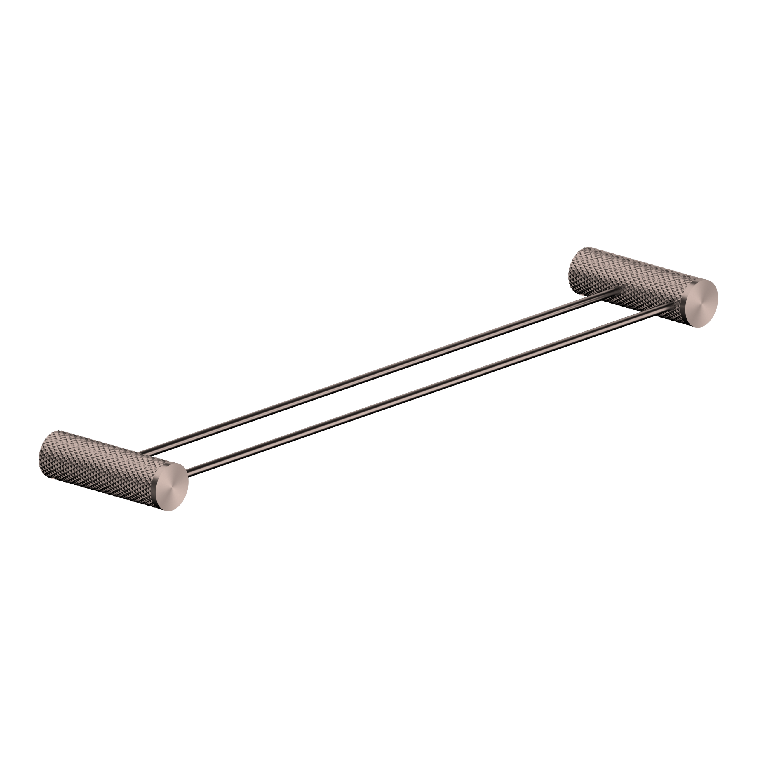 Opal Double Towel Rail 600mm Brushed Bronze