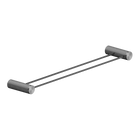 Opal Double Towel Rail 600mm Graphite