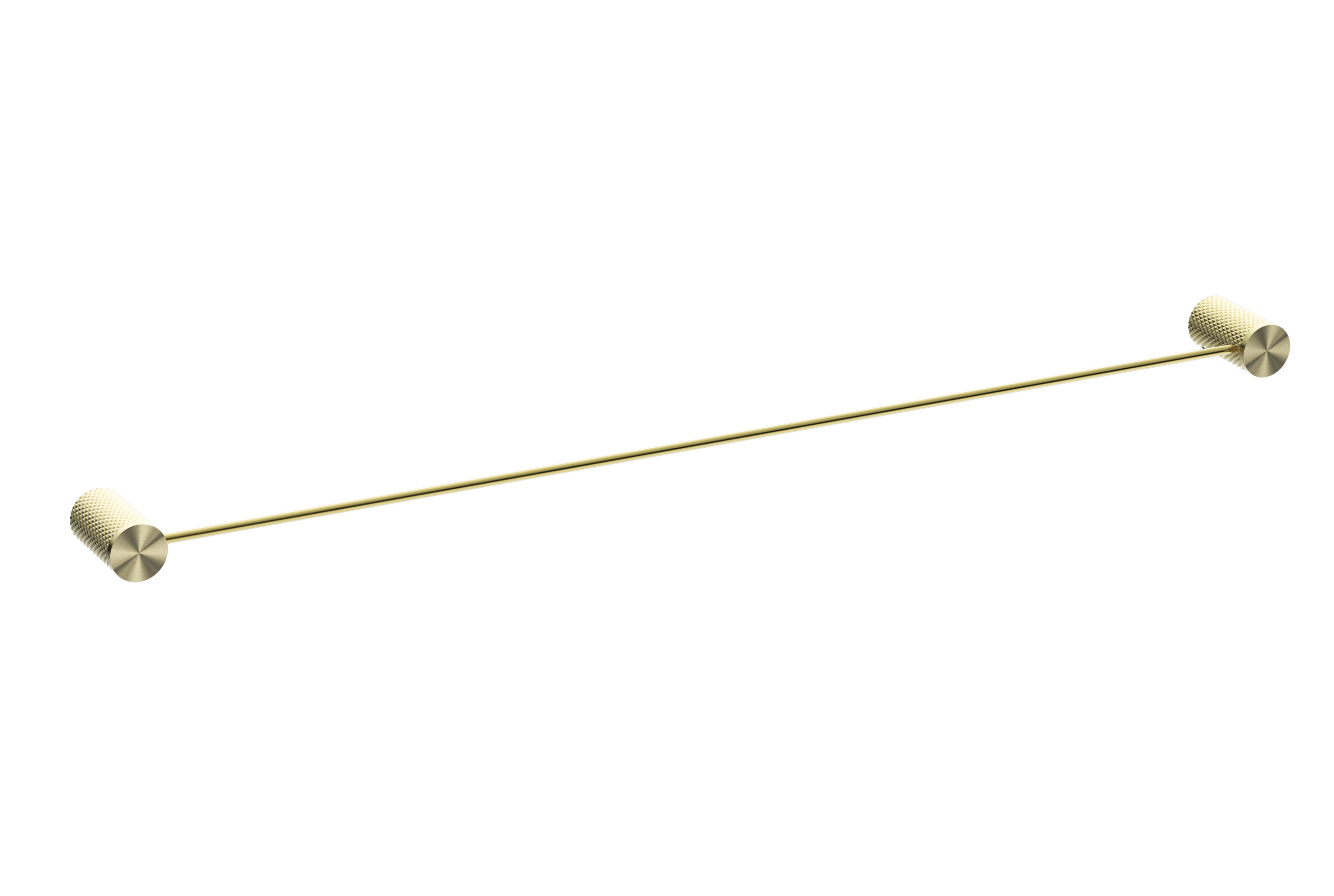 Opal Single Towel Rail 800mm Brushed Gold