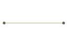 Opal Single Towel Rail 800mm Brushed Gold