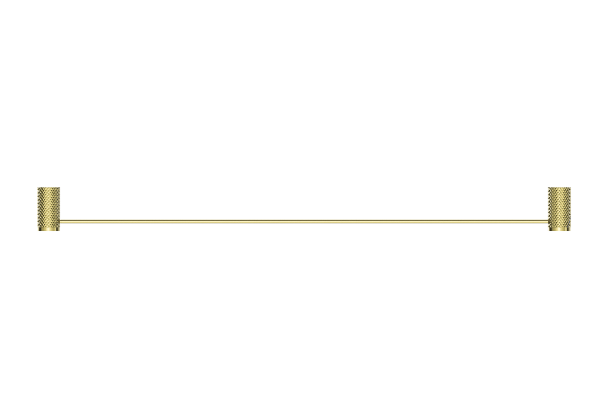 Opal Single Towel Rail 800mm Brushed Gold