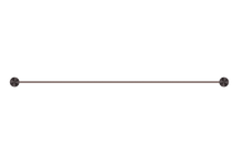 Opal Single Towel Rail 800mm Brushed Bronze