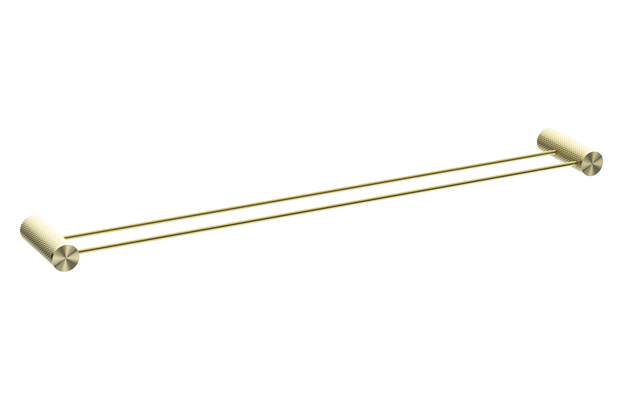 Opal Double Towel Rail 800mm Brushed Gold