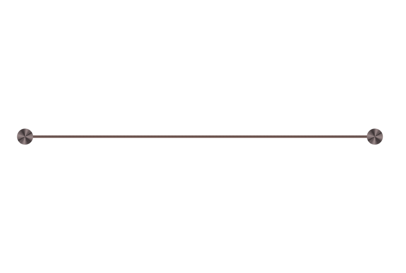 Opal Double Towel Rail 800mm Brushed Bronze