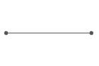Opal Double Towel Rail 800mm Graphite