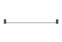 Opal Single Towel Rail 800mm Graphite