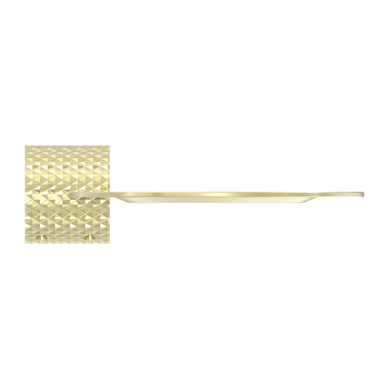 Opal Metal Shower Shelf Brushed Gold
