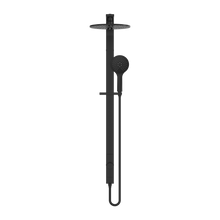 Astra Rain Round Twin Shower Single Hose Matte Black