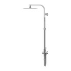 Astra Rain Square Twin Shower Double Hose Chrome