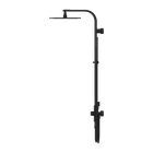 Astra Rain Square Twin Shower Double Hose Matte Black