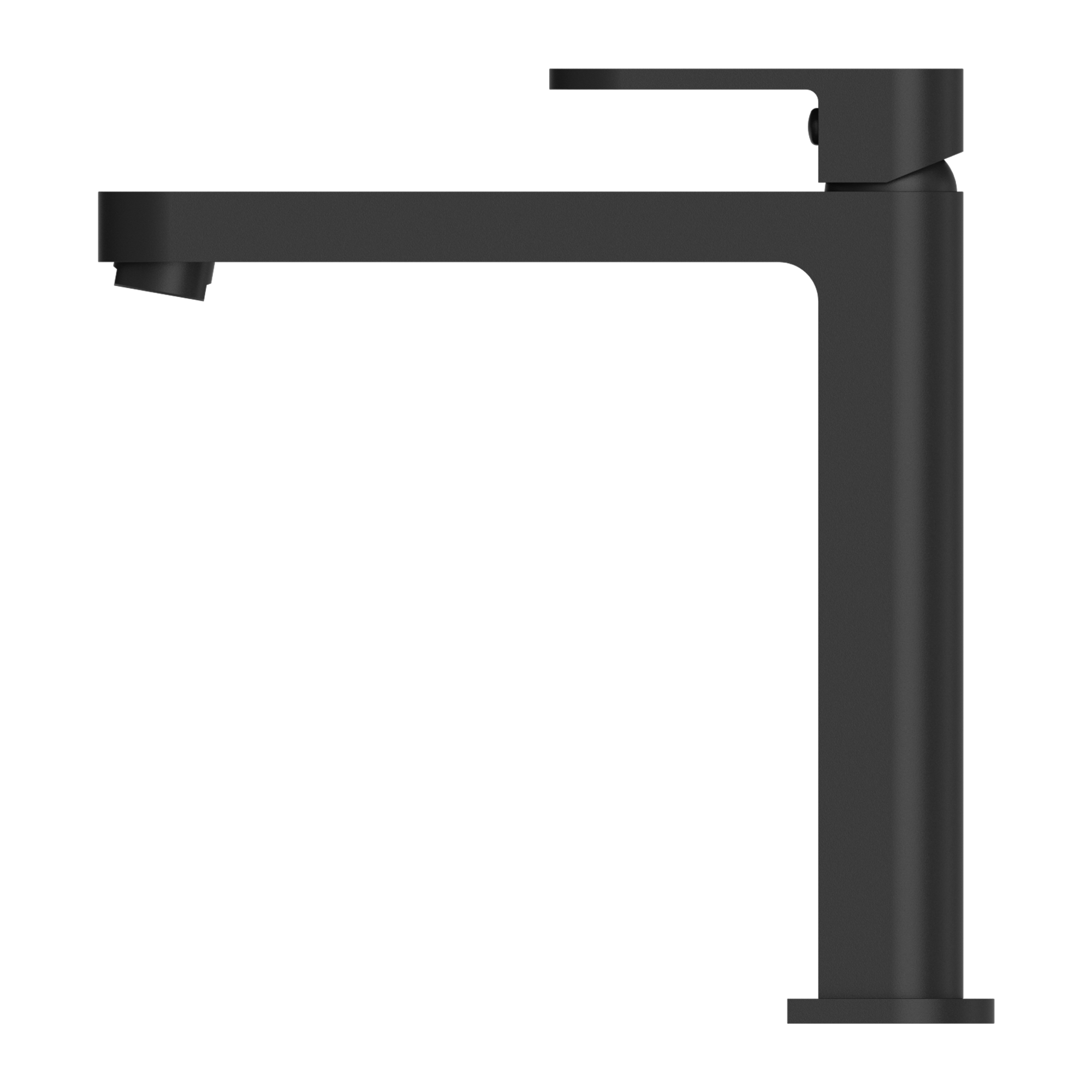 Ecco Tall Basin Mixer Matte Black