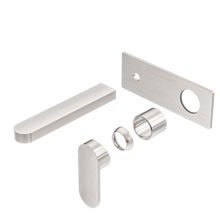 Ecco Wall Basin/Bath Mixer Trim Kits Only Brushed Nickel