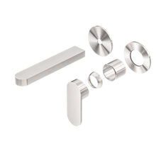 Ecco Wall Basin/Bath Mixer Separate Back Plate Trim Kits Only Brushed Nickel