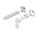 Ecco Wall Basin/Bath Mixer Separate Back Plate Trim Kits Only Brushed Nickel