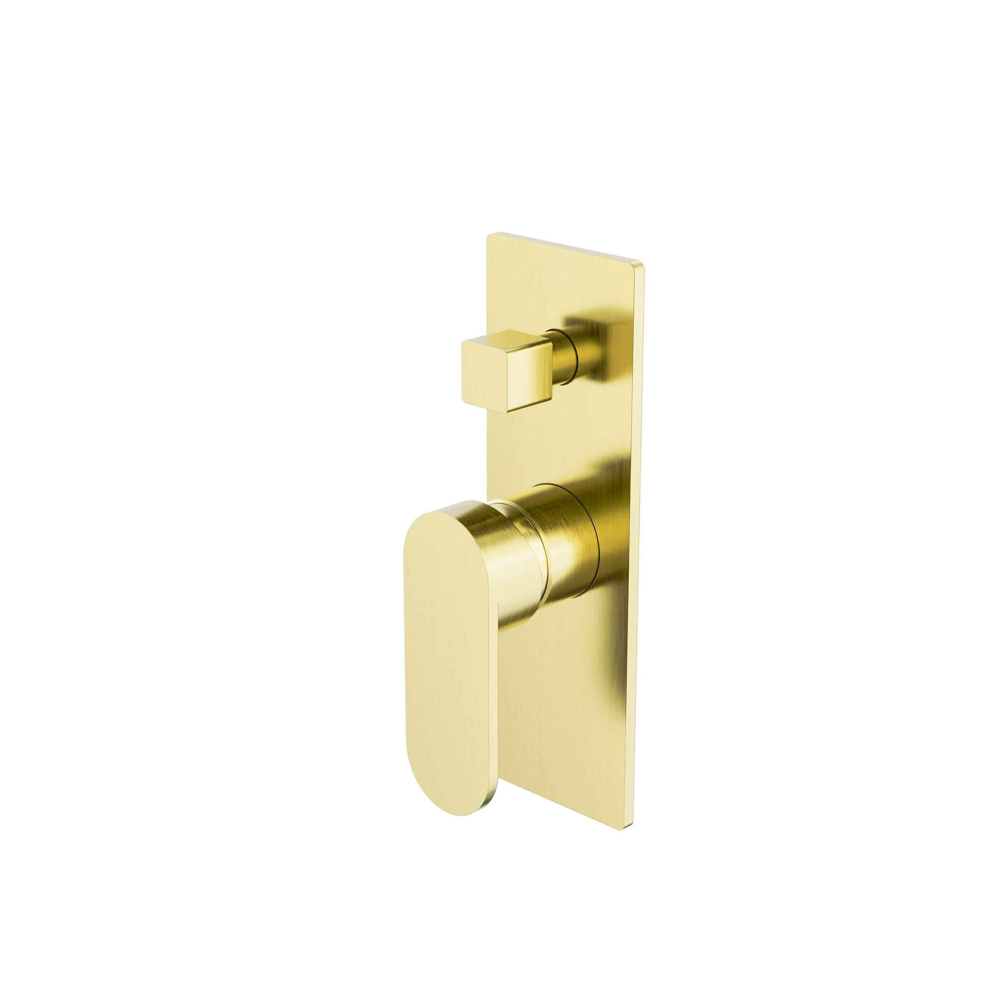 Ecco Shower Mixer With Diverter Brushed Gold