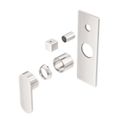 Ecco Shower Mixer With Diverter Trim Kits Only Brushed Nickel