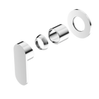 Ecco Shower Mixer 80mm Round Plate Trim Kits Only Chrome