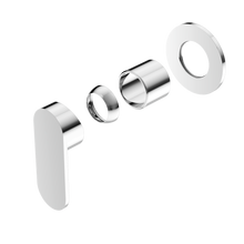 Ecco Shower Mixer 80mm Round Plate Trim Kits Only Chrome