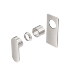 Ecco Shower Mixer Trim Kits Only Brushed Nickel