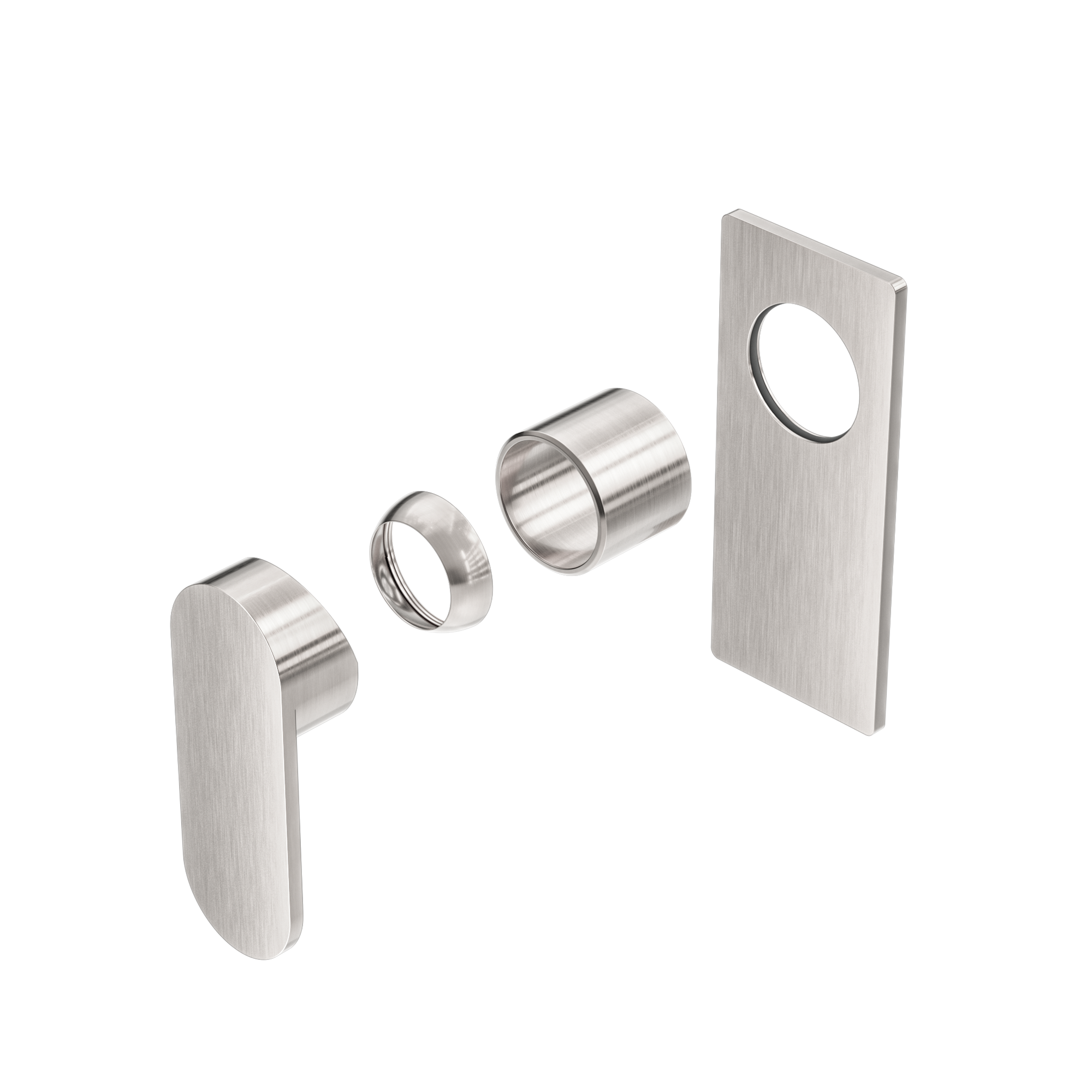 Ecco Shower Mixer Trim Kits Only Brushed Nickel