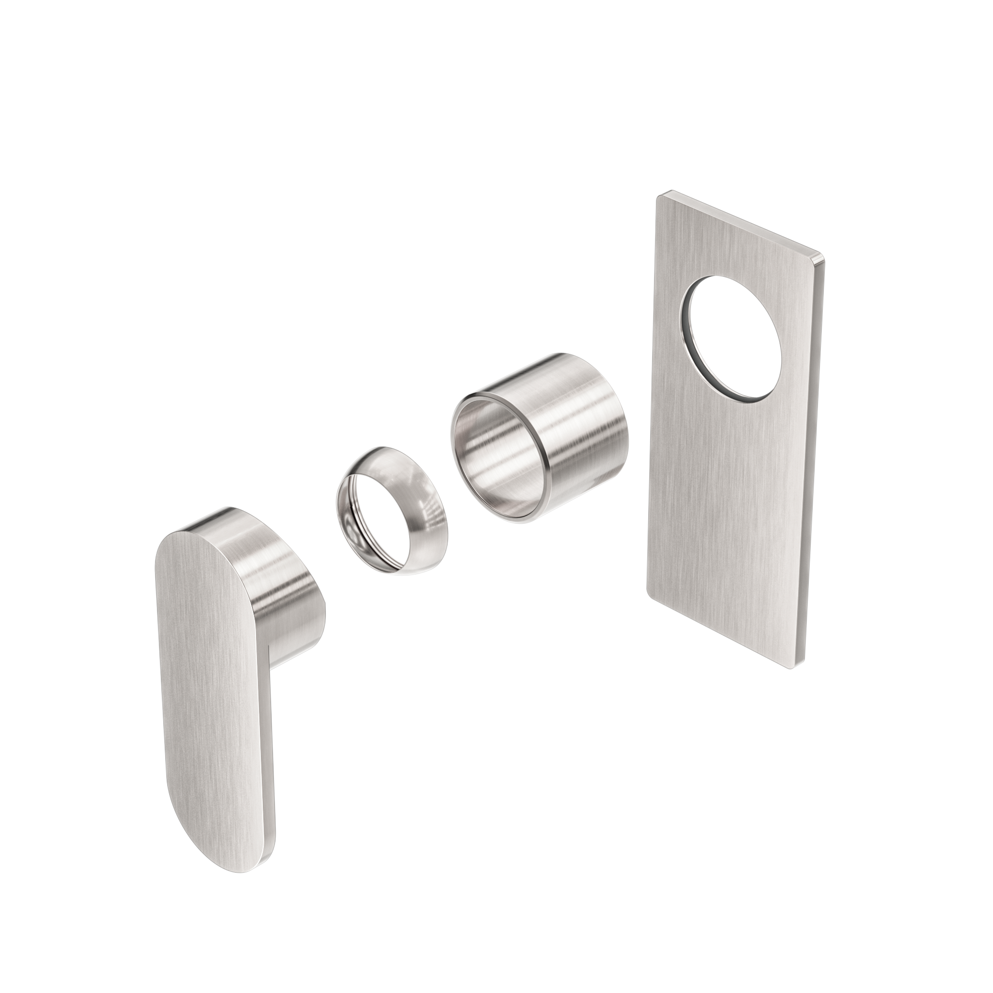 Ecco Shower Mixer Trim Kits Only Brushed Nickel