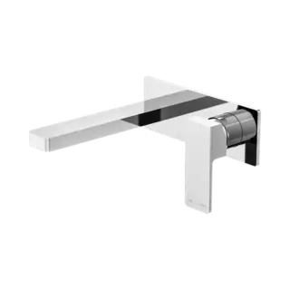 Celia Wall Basin/Bath Mixer Chrome