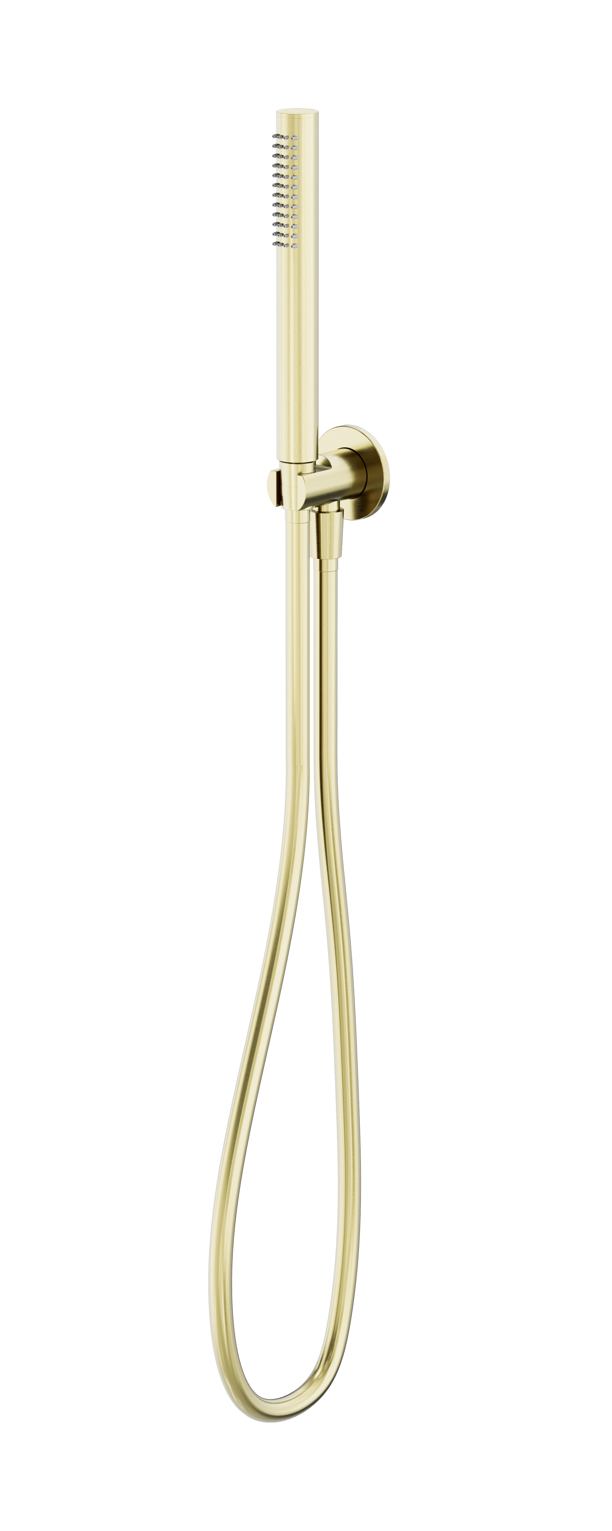 Slim Shower On Bracket Brushed Gold