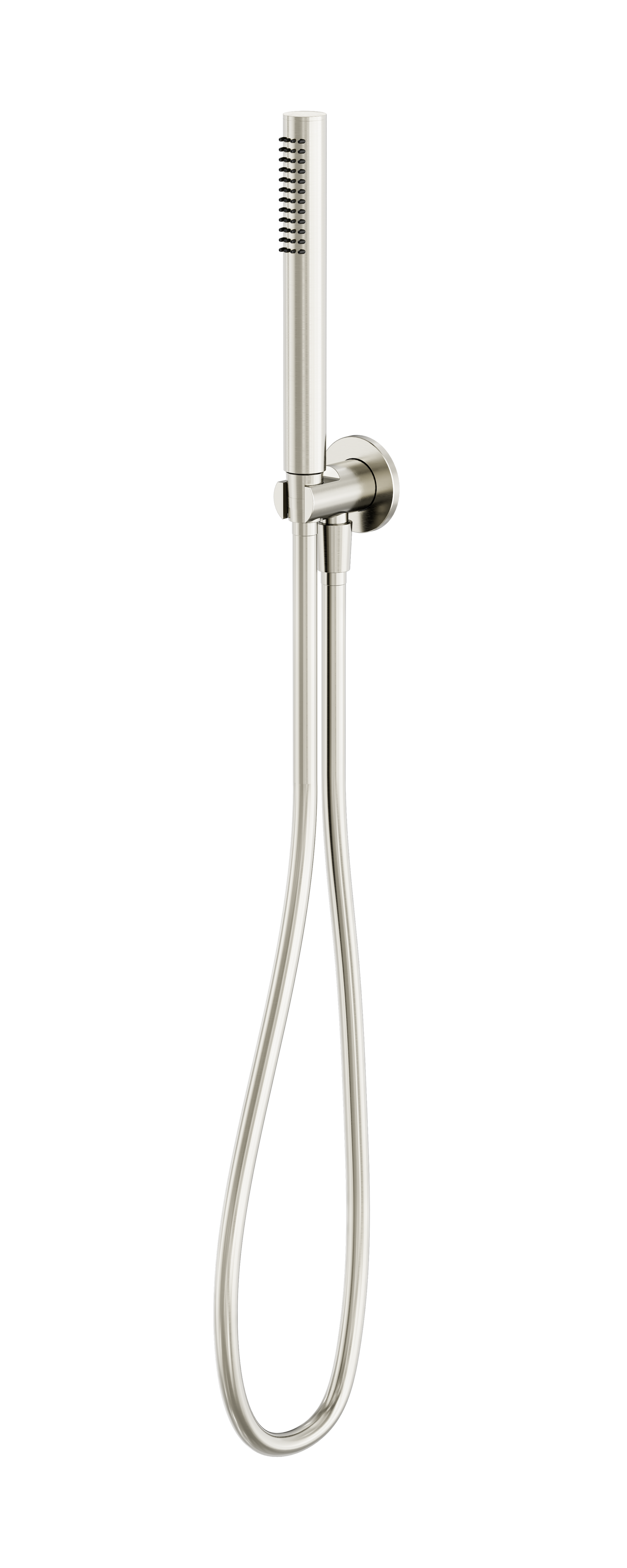 Slim Shower On Bracket Brushed Nickel