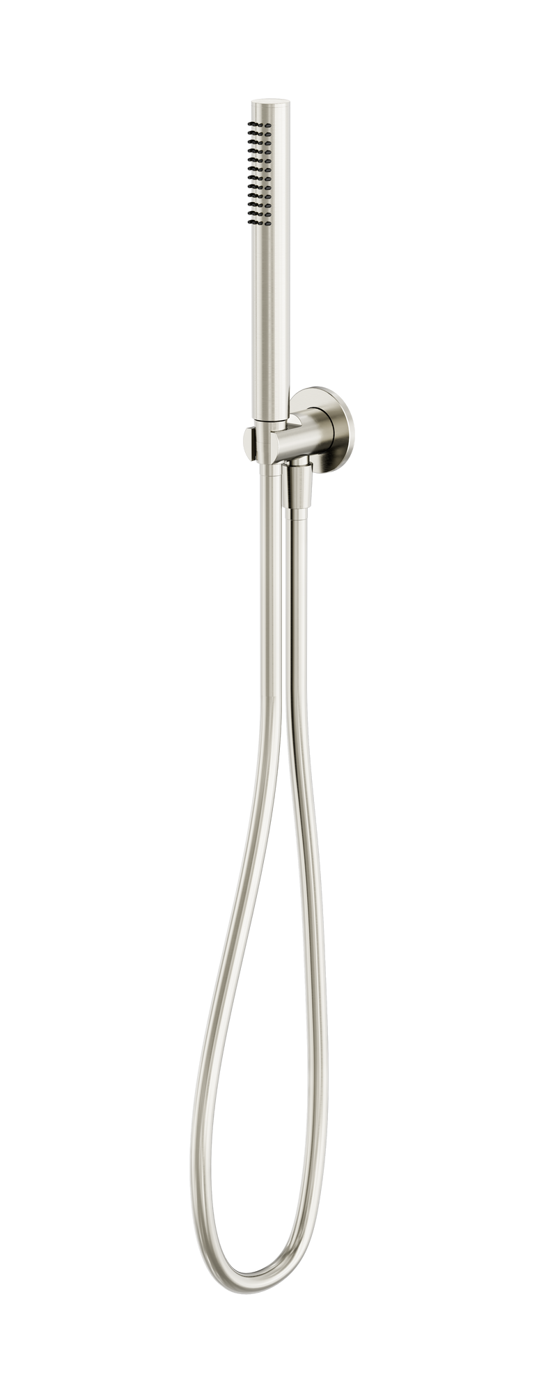 Slim Shower On Bracket Brushed Nickel