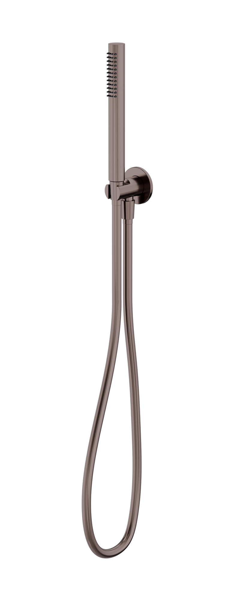 Slim Shower On Bracket Brushed Bronze