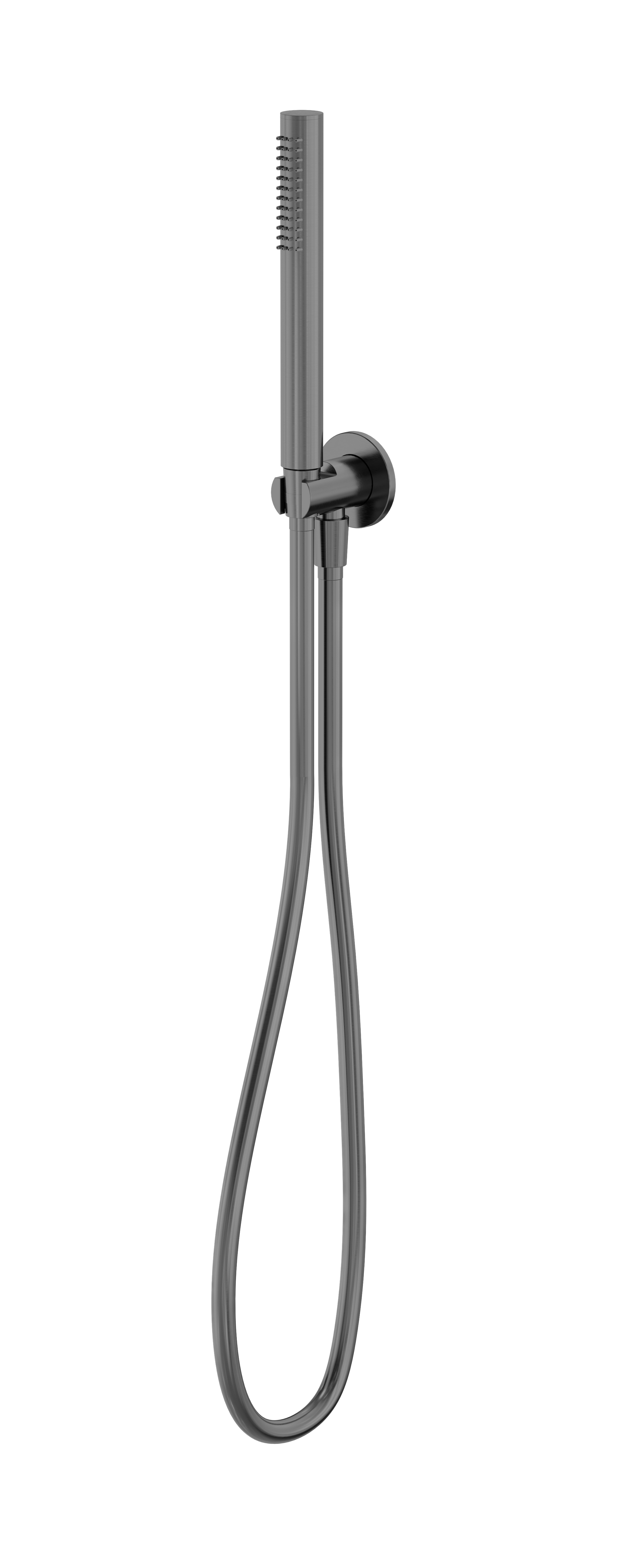 Slim Shower On Bracket Gun Metal