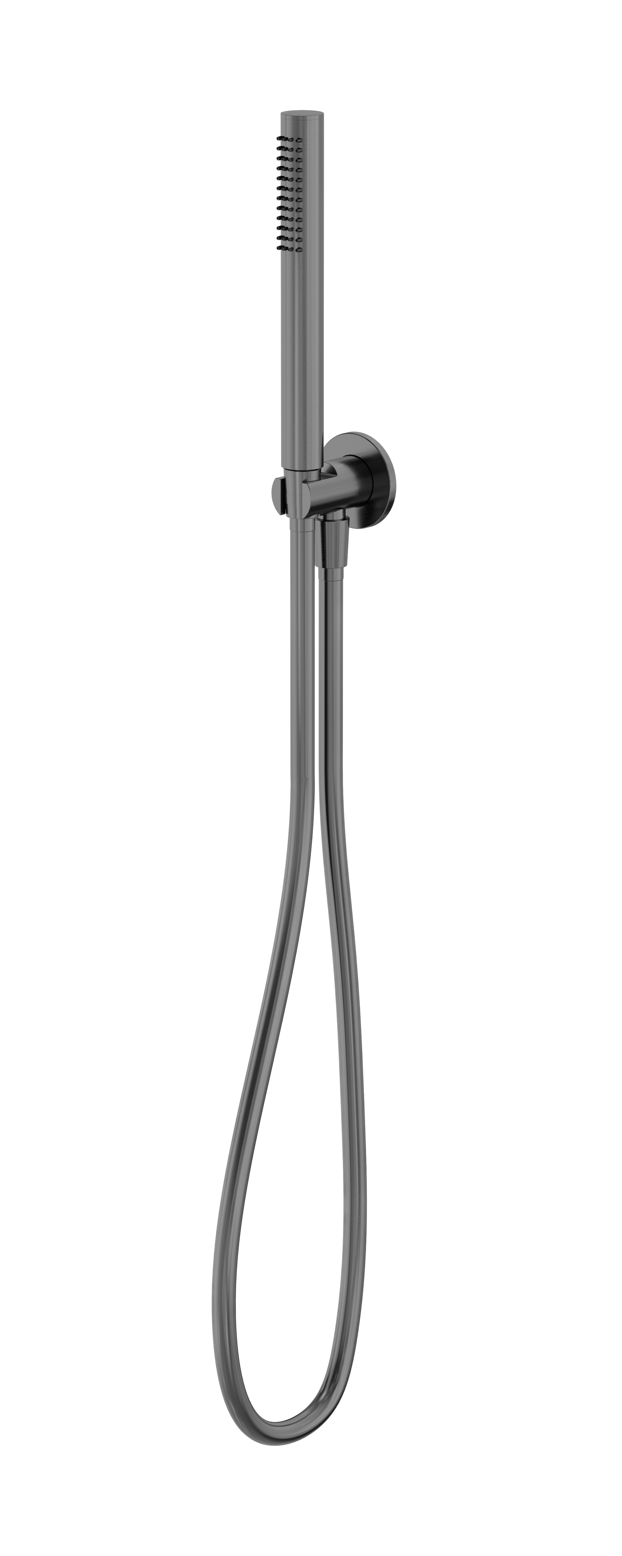 Slim Shower On Bracket Gun Metal