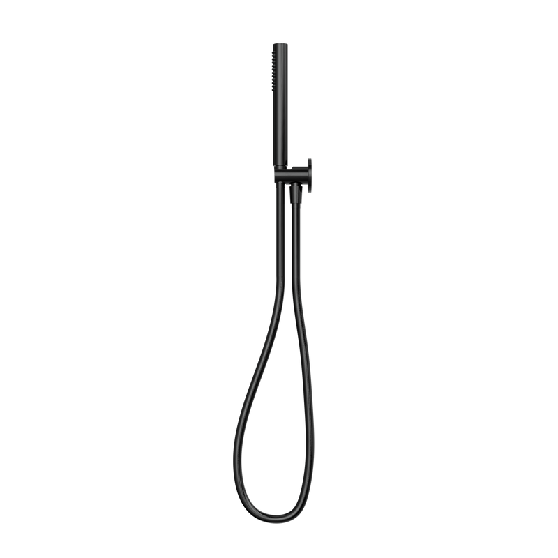 Slim Shower On Bracket Matte Black