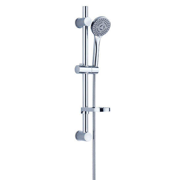 Builder Budget Shower Rail Chrome