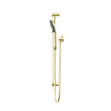 Round Metal Project Rail Shower Brushed Gold