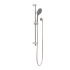 Round Metal Project Rail Shower Brushed Nickel