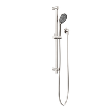 Round Metal Project Rail Shower Brushed Nickel
