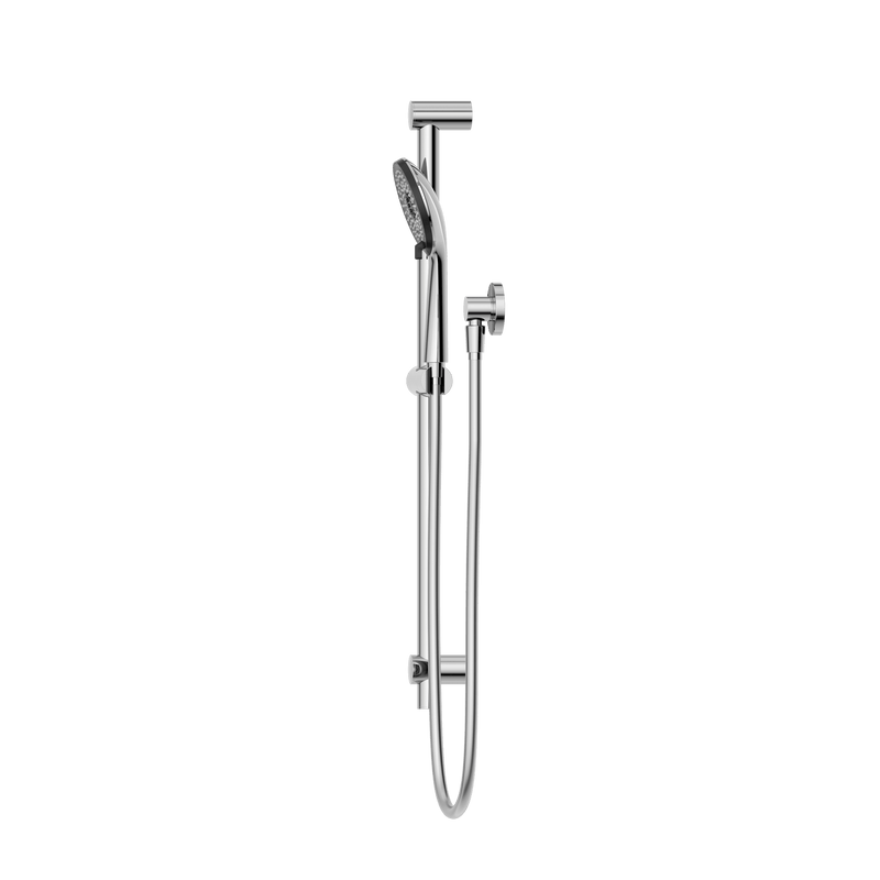 Round Metal Project Rail Shower Chrome
