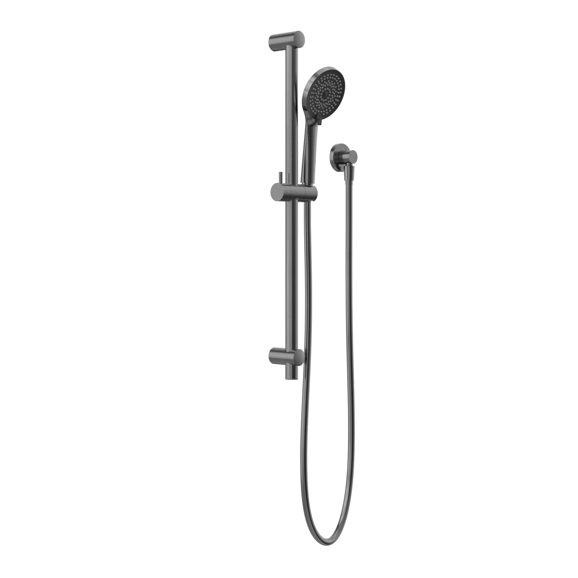 Round Metal Project Rail Shower Gun Metal