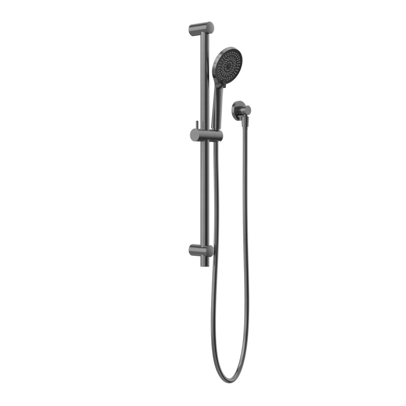 Round Metal Project Rail Shower Gun Metal