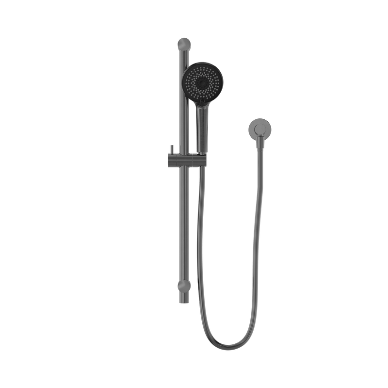 Round Metal Project Rail Shower Gun Metal