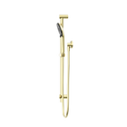 Round Metal Project Shower Rail 4 Star Rating Brushed Gold