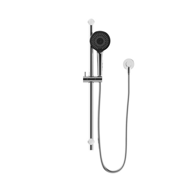 Round Metal Project Shower Rail 4 Star Rating Chrome