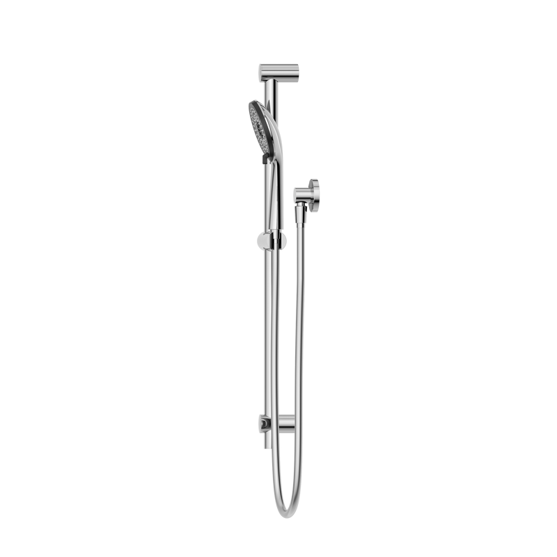 Round Metal Project Shower Rail 4 Star Rating Chrome