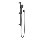 Round Metal Project Shower Rail 4 Star Rating Matte Black