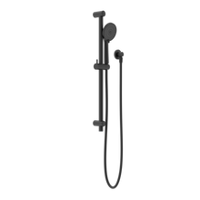 Round Metal Project Shower Rail 4 Star Rating Matte Black