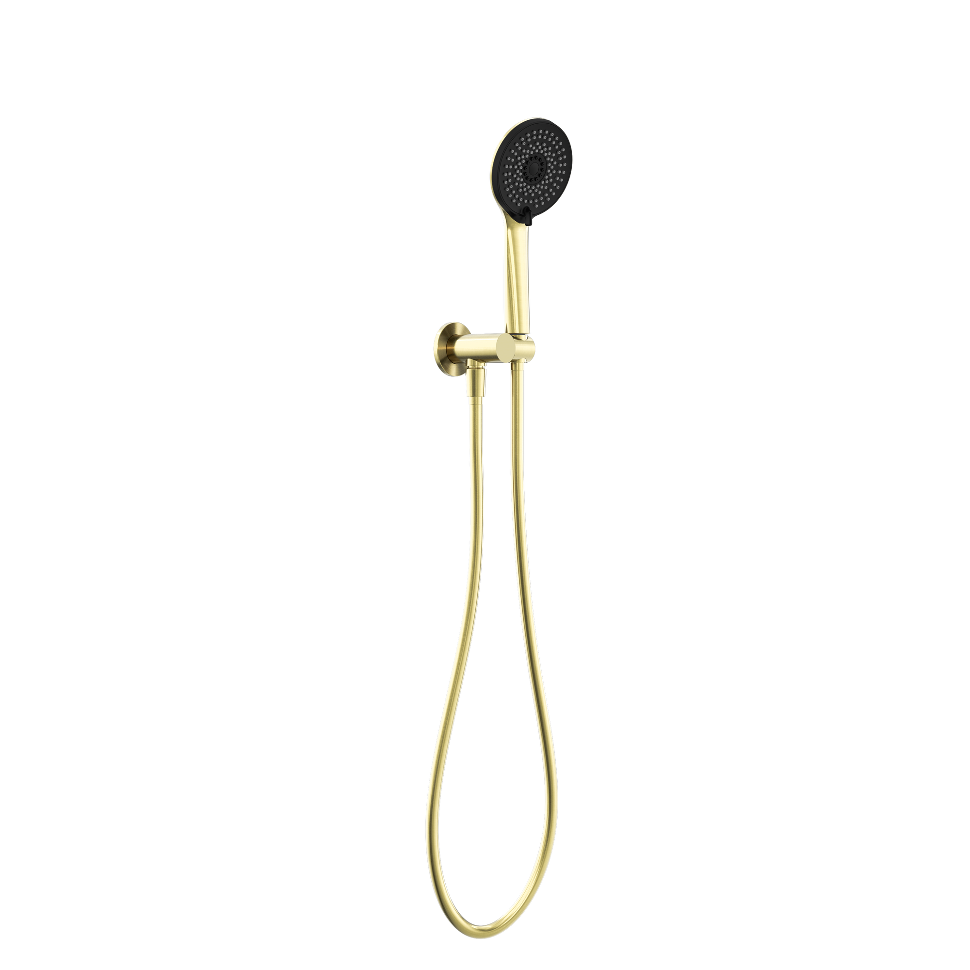 Project Round Shower On Bracket 4 Star Rating Brushed Gold
