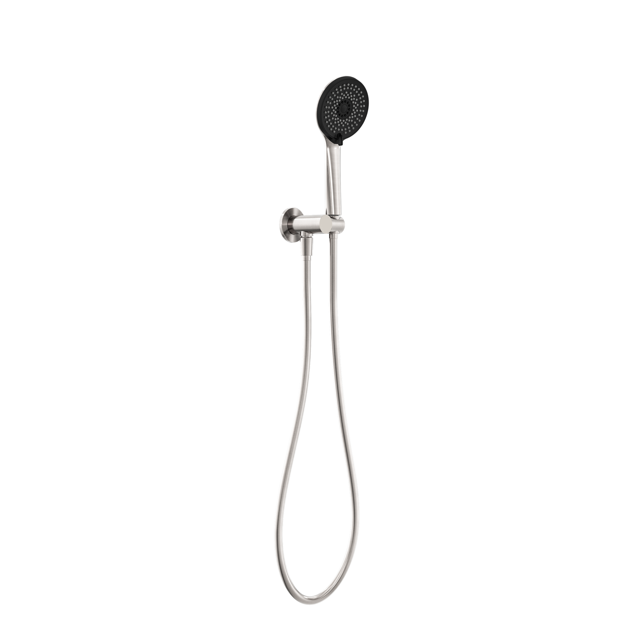 Project Round Shower On Bracket 4 Star Rating Brushed Nickel