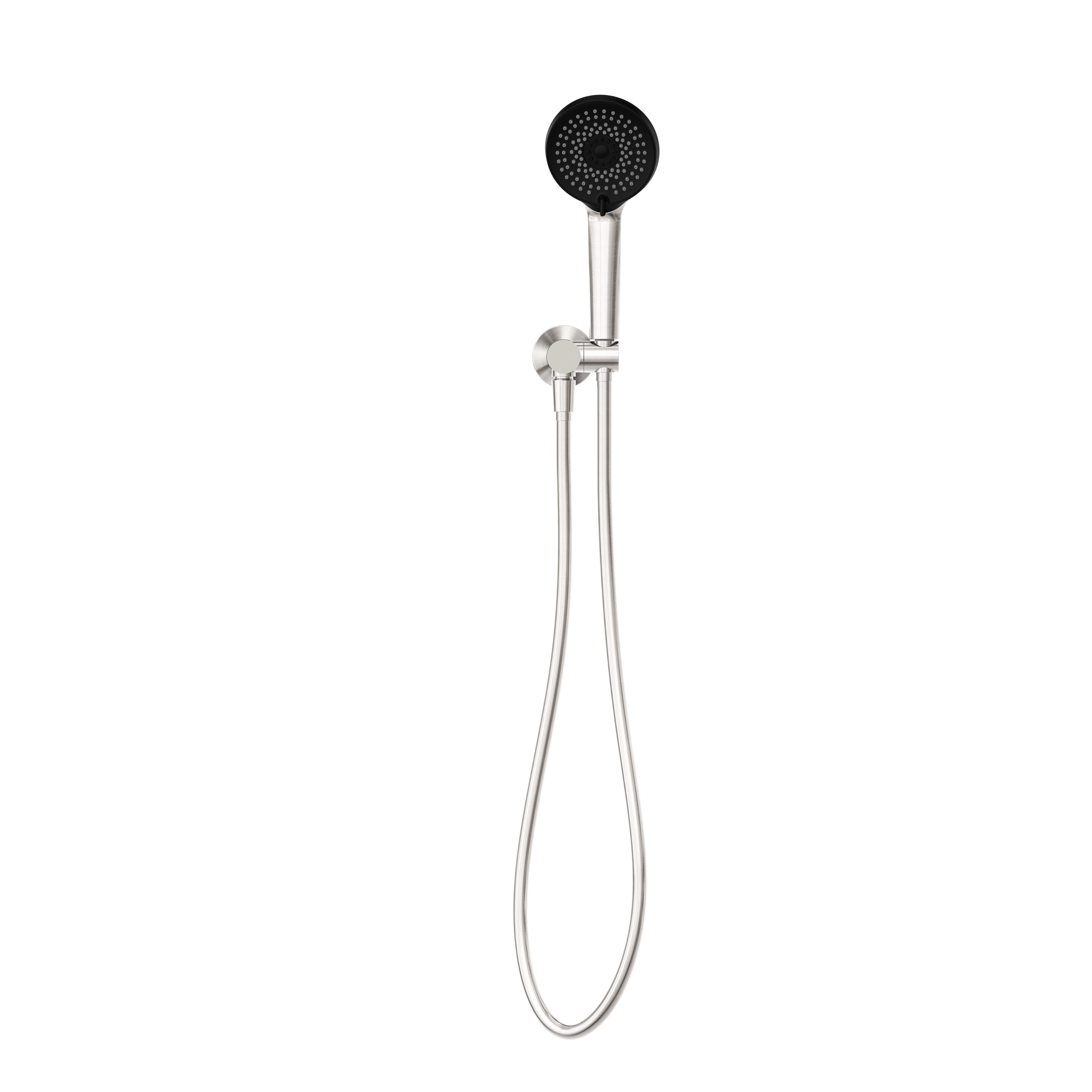 Project Round Shower On Bracket 4 Star Rating Brushed Nickel